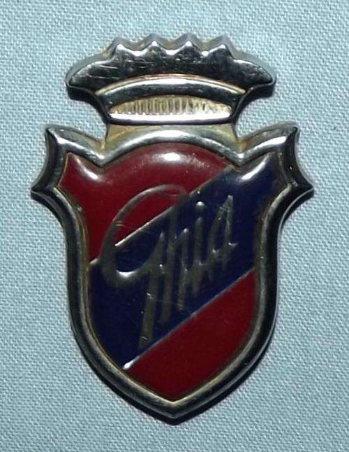 Vintage Ford Ghia Metal Car Badge