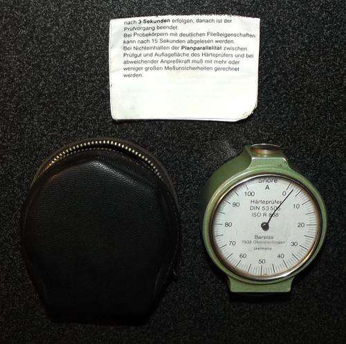Vintage German BAREISS Hardness Tester Instrument