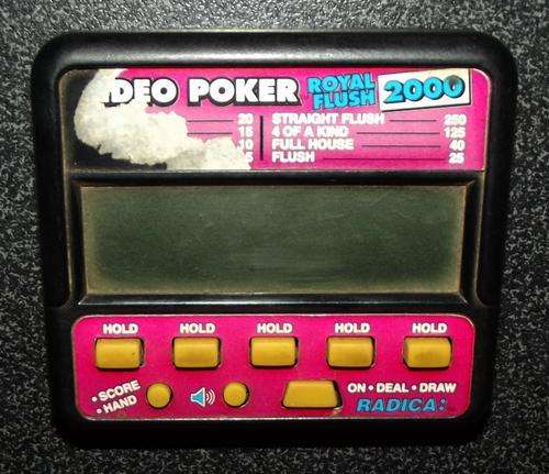 Old Radica Video Poker Handheld Game