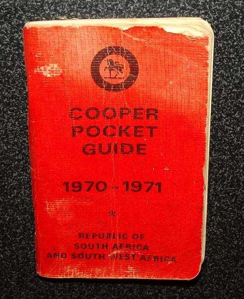 1971 Cooper Pocket Guide to the Republic of South Africa and South West Africa