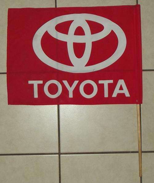 Old Toyota Motors Flag