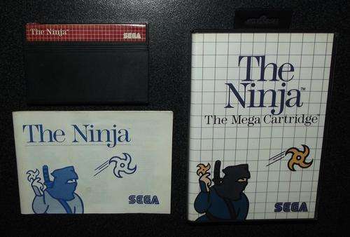Old SEGA Master System The Ninja Game