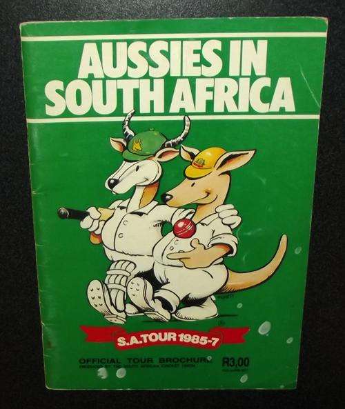 Australia 1985-87 Cricket Tour to SA Official Tour Brochure