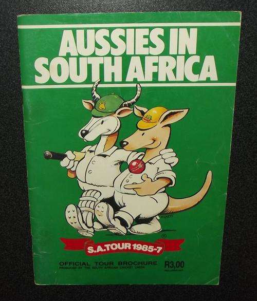 Australia 1985-87 Cricket Tour to SA Official Tour Brochure