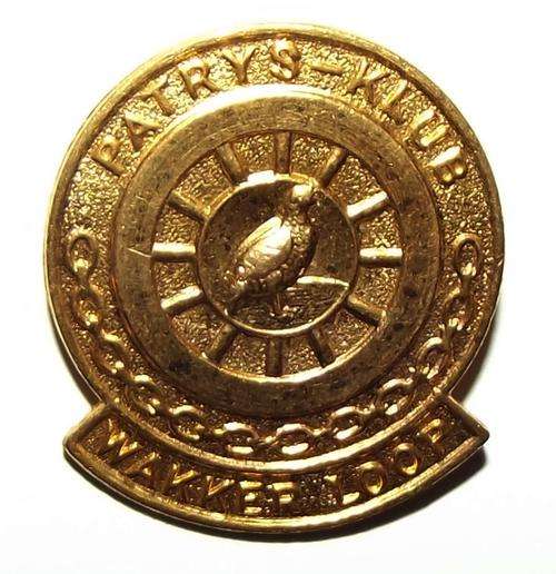 Old Patrys Klub Wakker Loop Metal Lapel Pin Badge