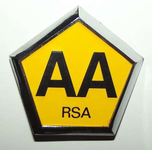 Old Republic of South Africa AA Automobile Association Car Bumper Badge