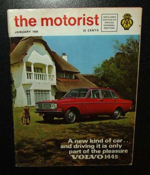 1969 AA Automobile Association Motorist Magazine - VOLVO 144s