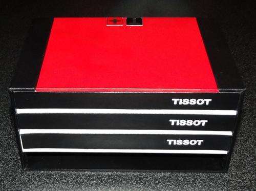 Old TISSOT Large Black and Red Watch Case
