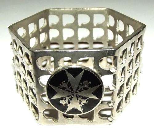 Old St John Ambulance Association Insignia Serviette Ring