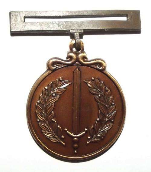 Old SA Railway Police Combating Terrorism Full Size Bronze Medal