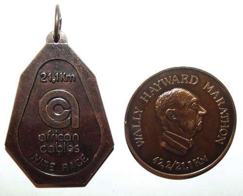 2 Old SA Running Bronze Medals