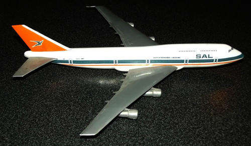 Old SAA Flying Springbok Boeing 747 Aircraft Model