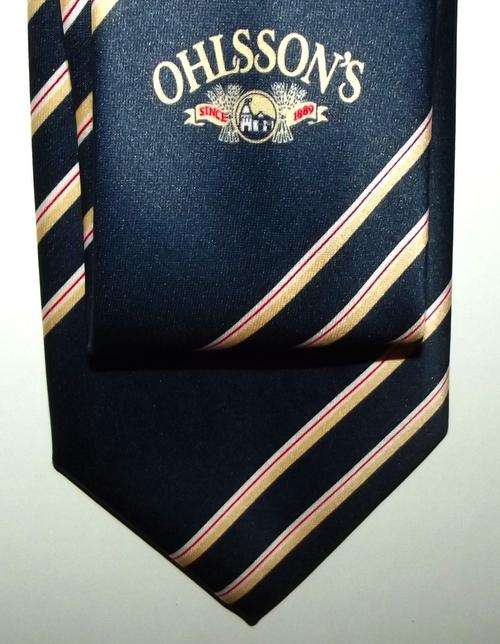 Old Ohlsson's Beer Advertising Tie