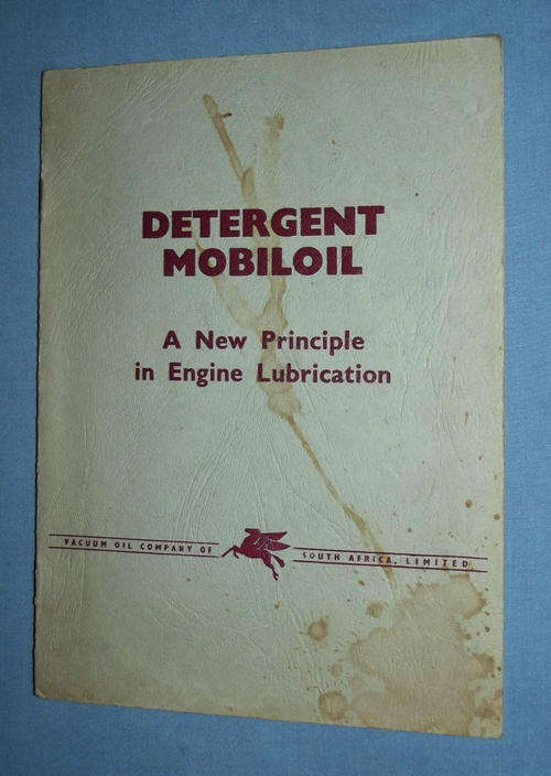 1941 Mobil Oil Detergent Chevrolet Studebaker Advertising Booklet