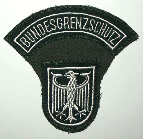 German Federal Border Guard Police Large Arm Patch