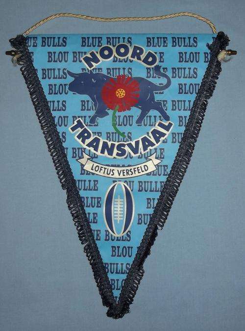Old Noord Transvaal Loftus Versfeld Rugby Pennant Flag