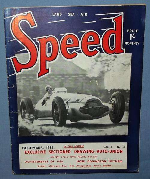 1938 British Racing Drivers' Club Speed Magazine