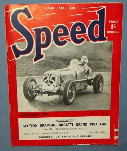 1938 British Racing Drivers' Club Speed Magazine