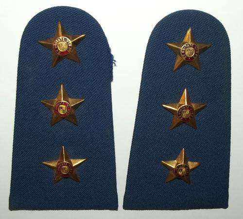 SAP Police Captain Shoulder Board Ranks