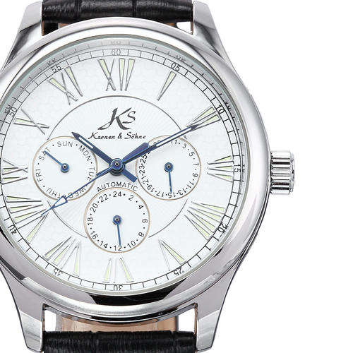 *FREE COURIER* KRONEN & SOHNE Signature Deluxe 6 Hand Automatic Mechanical Watch BOXED w/ PAPERS