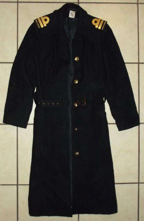 1984 SADF Navy Lieutenant Black Coat + Belt