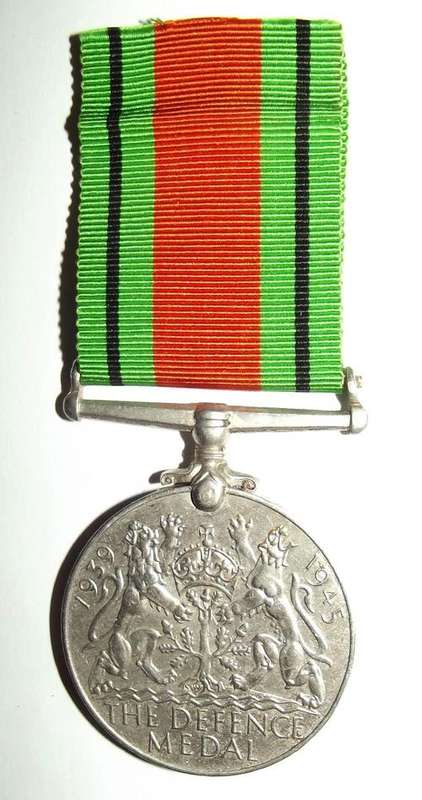 Original WW2 British Full Size Defence Medal