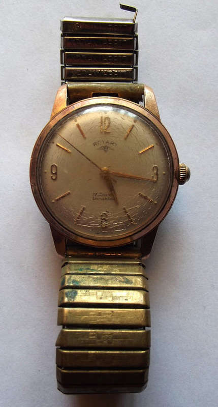 Vintage ROTARY 17 Jewels Incabloc Swiss Made Wrist Watch