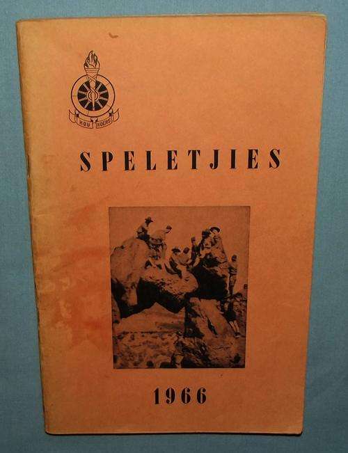 1966 Voortrekkers "Hou Koers" Speletjies Boek