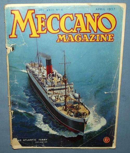 Rare April 1937 MECCANO Magazine