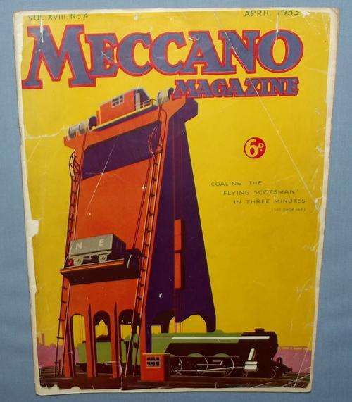 Rare April 1933 MECCANO Magazine