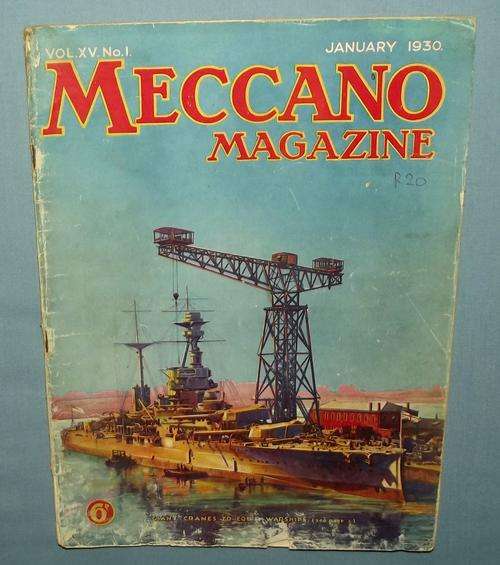 Rare January 1930 MECCANO Magazine