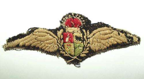 World War II SAAF King's Crown Pilot Wing