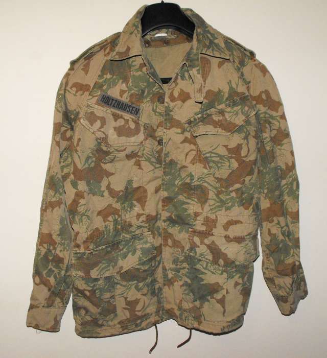 SA POLICE 1980 CAMO BUSH JACKET