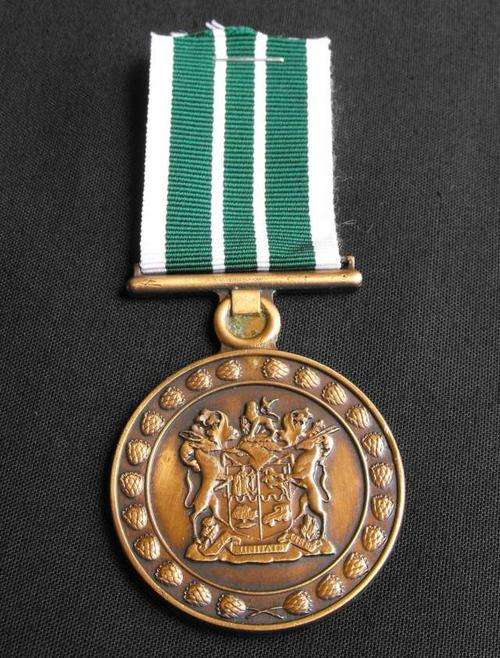 SA PRISON SERVICE FAITHFUL SERVICE MEDAL