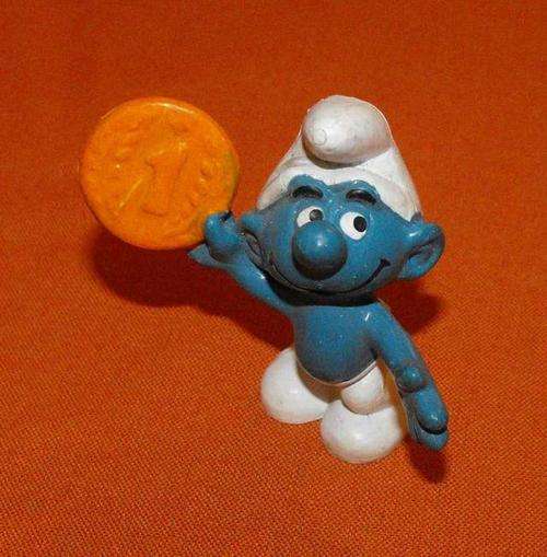 SMURFS 1978 MONEY COIN SMURF