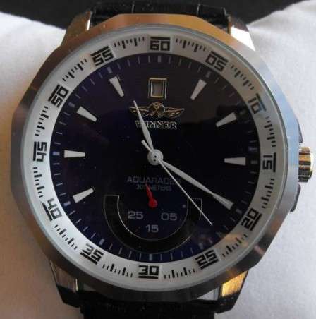 NEW AQUARACER 300 METERS LUXURY BLUE DIAL AUTO MENS WATCH