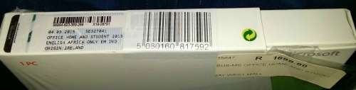 Reduced!** Microsoft Office Home & Student. Opened but not used.