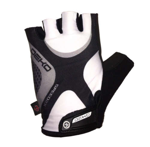 Deko Unisex Shades Of Black Gloves With Comfort Gel - Black-Size Medium