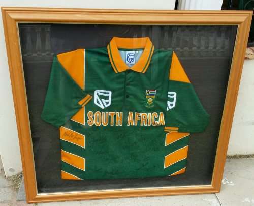 Cricket World Cup 99 Zulu Signed Donald, Rhodes, Ntini, Kirsten,Pollock, Klusener.Zulu