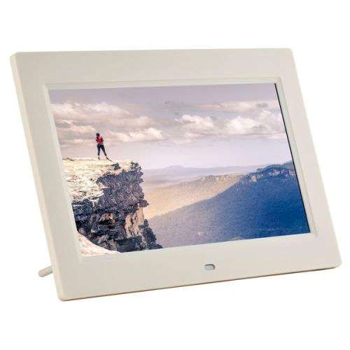 Fotomate 10'' FM301L Digital Photo Frame - White