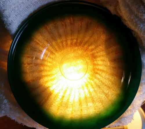 Rare Stunning Colour WMF Ikora Bowl Art Glass by Karl Wiedmann 1930's