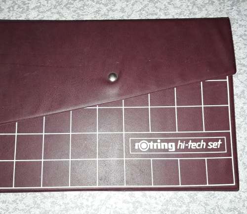 Vintage ROTRING Hi-Tech Set Rapidograph Technical Drawing Pens, Pencil & Accessory Set