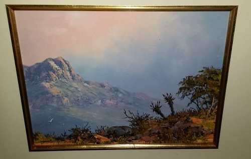 Sonja Meyer-Oils Collectors piece.-Beautiful wood Frame