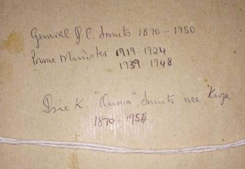 Reserved for *Omo111* General JAN SMUTS & Issie Smuts Photo with SIGNATUREs