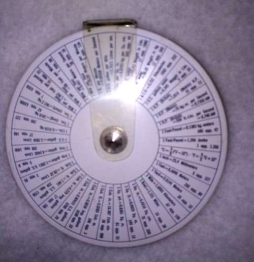 Vintage Concise Circular Slide Rule No 28N Japan + Slip Case