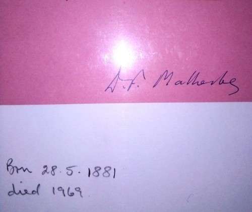 Ongepubliseerde Gedigte DF Malherbe Photo & signature Limited edition & 2 books