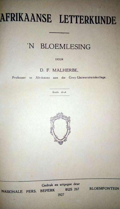 Ongepubliseerde Gedigte DF Malherbe Photo & signature Limited edition & 2 books