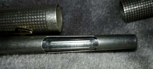 Parker 75 Sterling Silver Cisele Fountain Pen & Ballpoint Pen Set-Circ 1965-1973