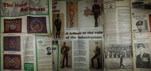 Natal Mounted Rifles History and Natal Regiments Mercury Supplement 1982 +