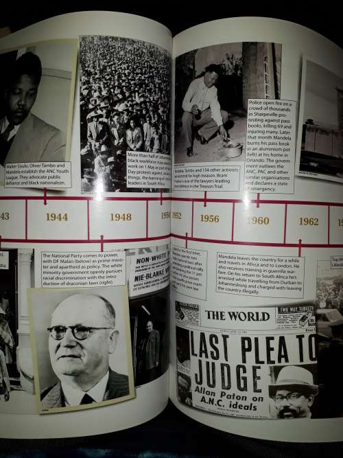 Nelson Mandela-You-Man of History Scarce Supplement Magazine-Robben Island  info